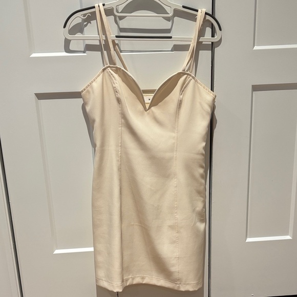Mable Other - Chic Cream Slip Dress
